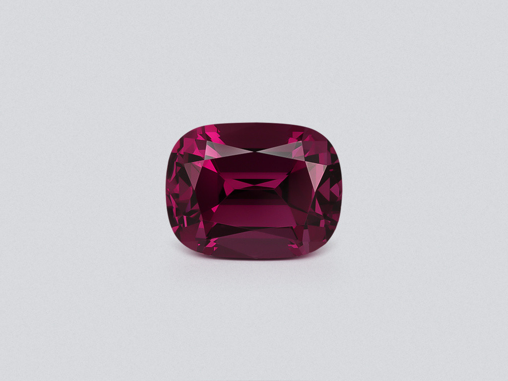 Garnet rhodolite cushion cut 6.69 carats, Tanzania Image №1
