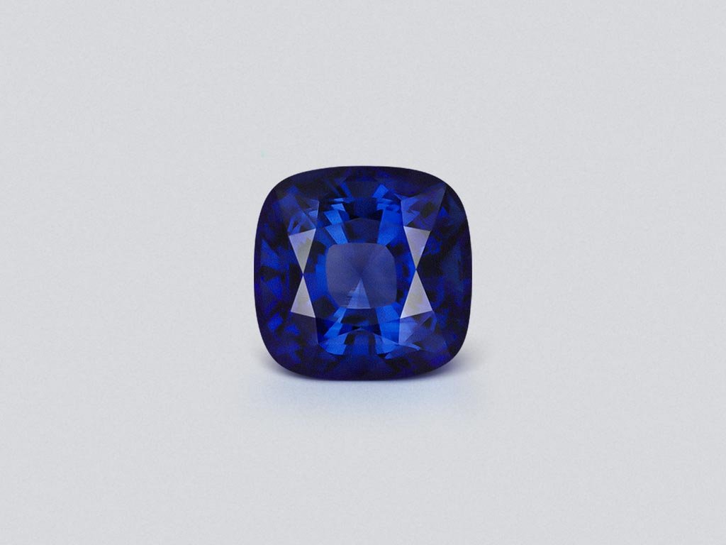 Sapphire Royal Blue cushion cut  5.01 carats, Sri Lanka  Image №1