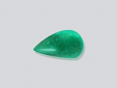 Emerald fancy cabochon cut  2.13 carats, Russia photo