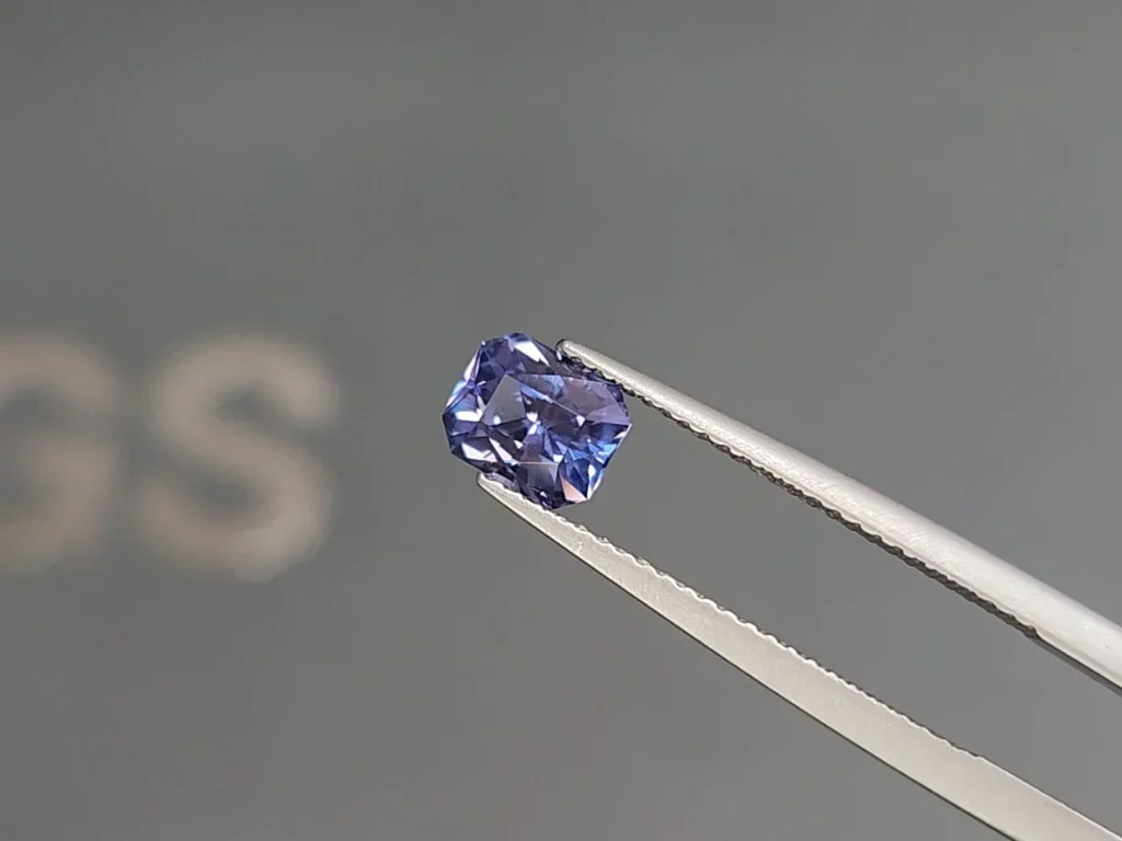 Lavender spinel radiant cut 1.15 carats, Tanzania Image №3