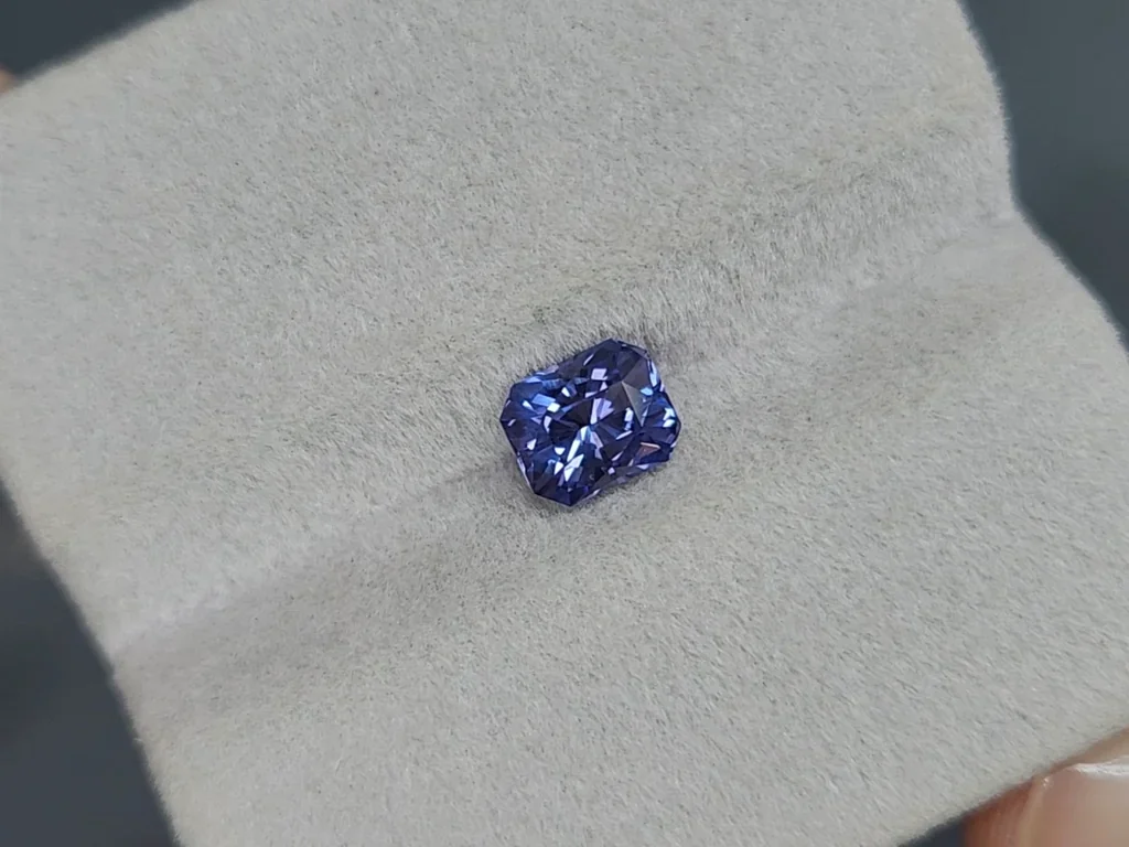 Lavender spinel radiant cut 1.15 carats, Tanzania Image №4