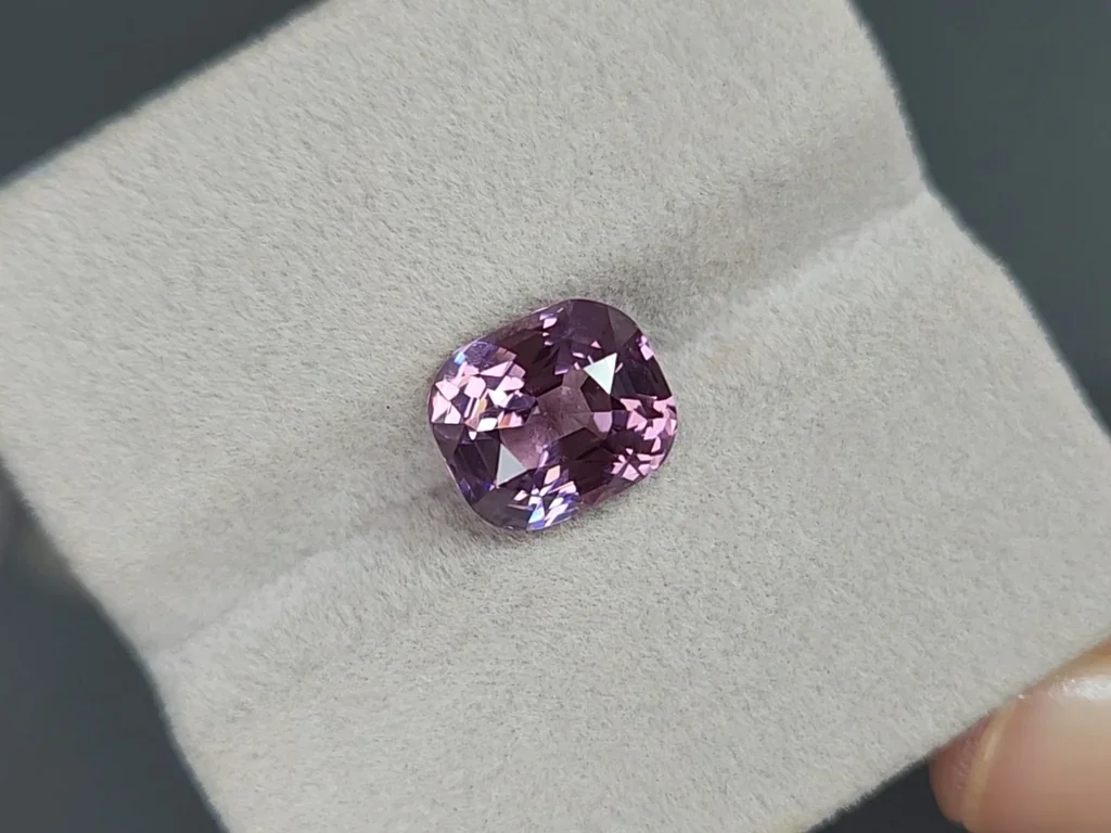 Purple spinel cushion cut 5.02 carats, Burma Image №4