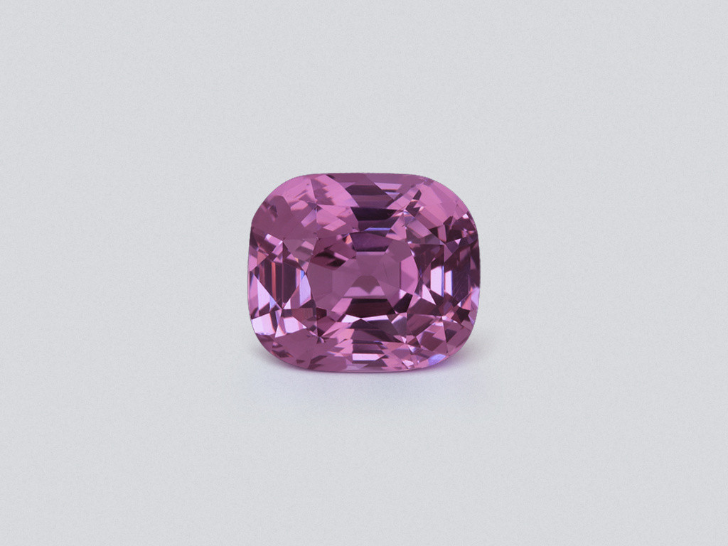 Purple spinel cushion cut 5.02 carats, Burma Image №1