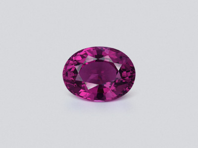 Purple garnet oval cut 2.41 carats, Africa photo