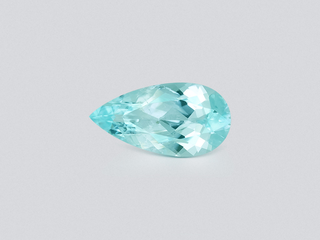 Paraiba tourmaline pear cut 3.23 carats, Africa Image №1
