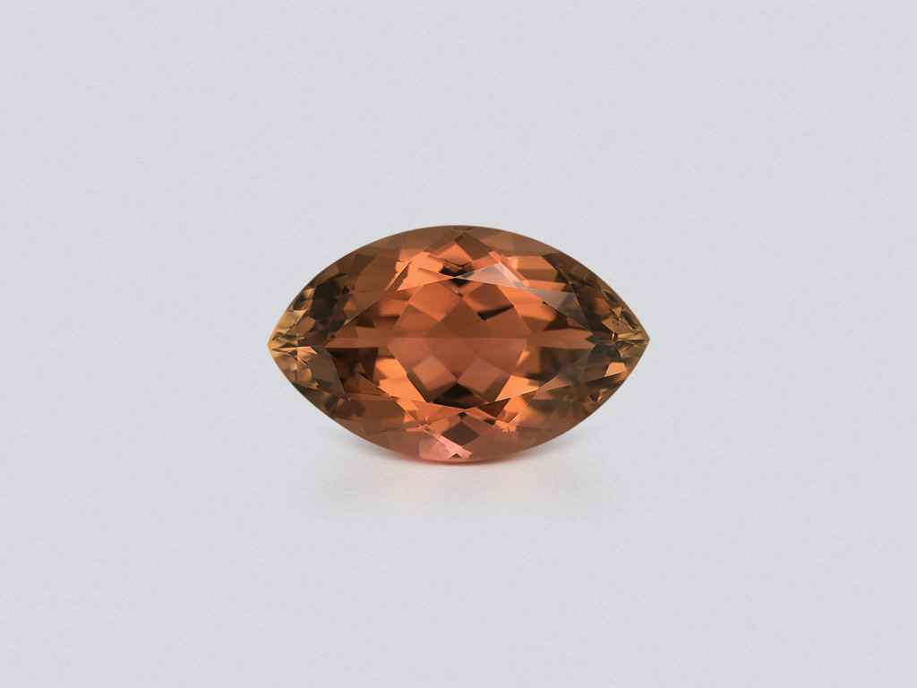 Orange pink tourmaline  marquise cut 14.50 carats, Africa Image №1