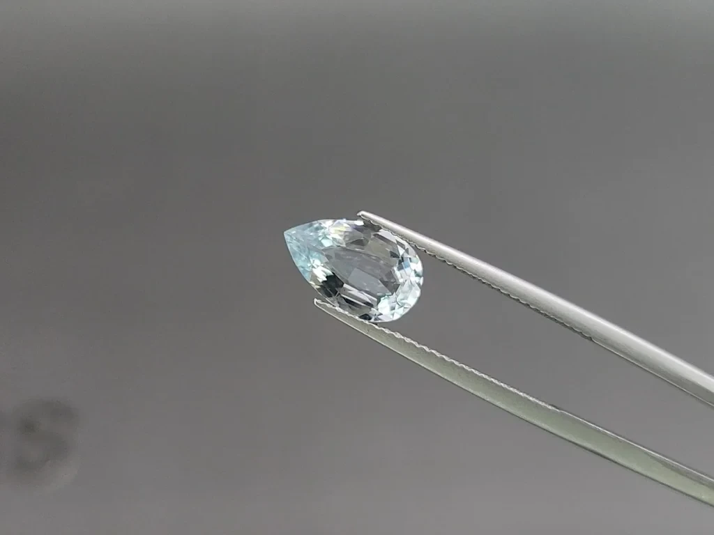Set of aquamarines in pear cut 3.88 carats, Madagascar Image №3