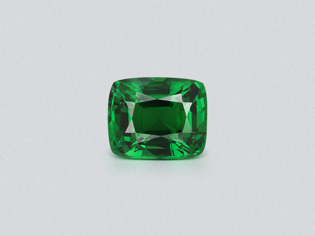 Tsavorite garnet cushion cut 3.54 carats, Tanzania Image №1