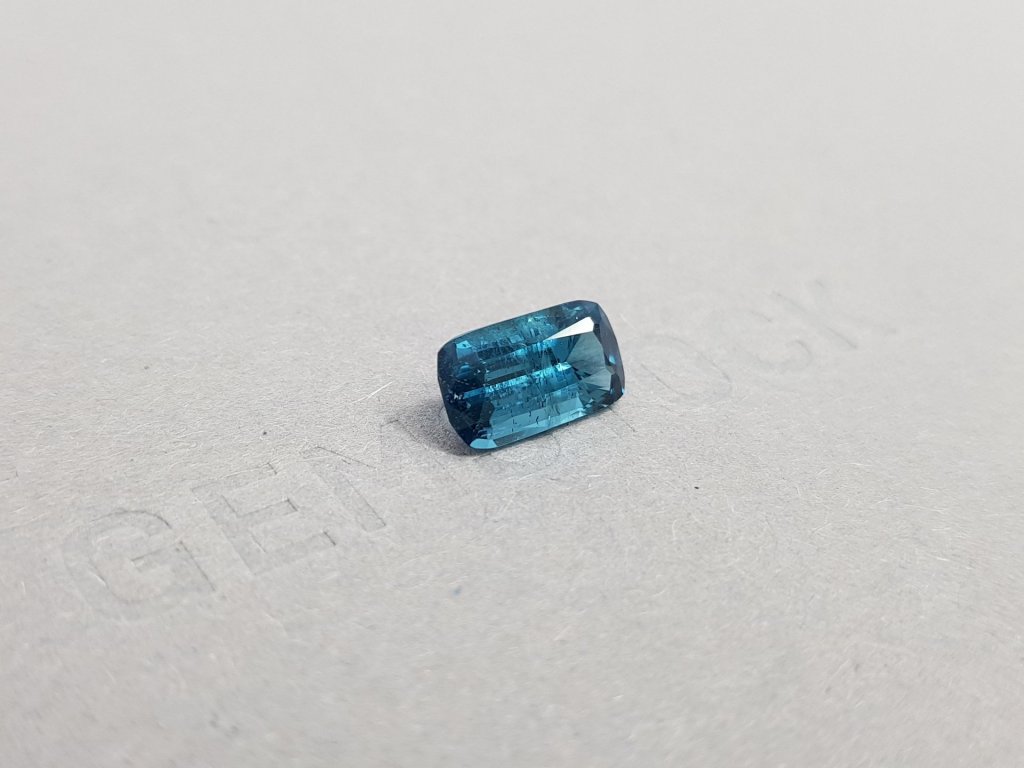 Cushion cut indicolite tourmaline 2.47 ct Image №2