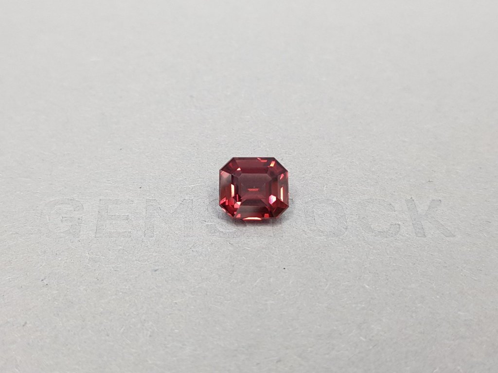 Brilliant red octagon cut zircon 3.43 ct Image №2
