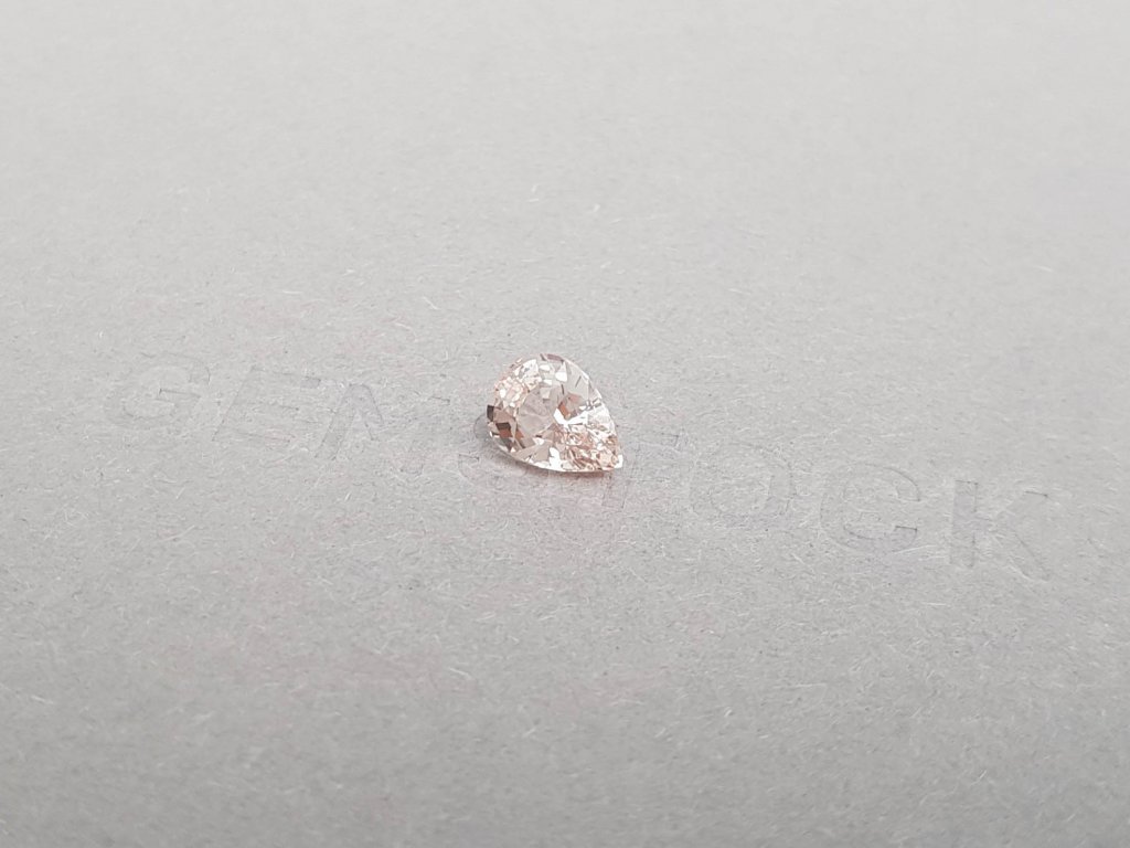 Pastel pear cut padparadscha sapphire 1.40 ct Image №3