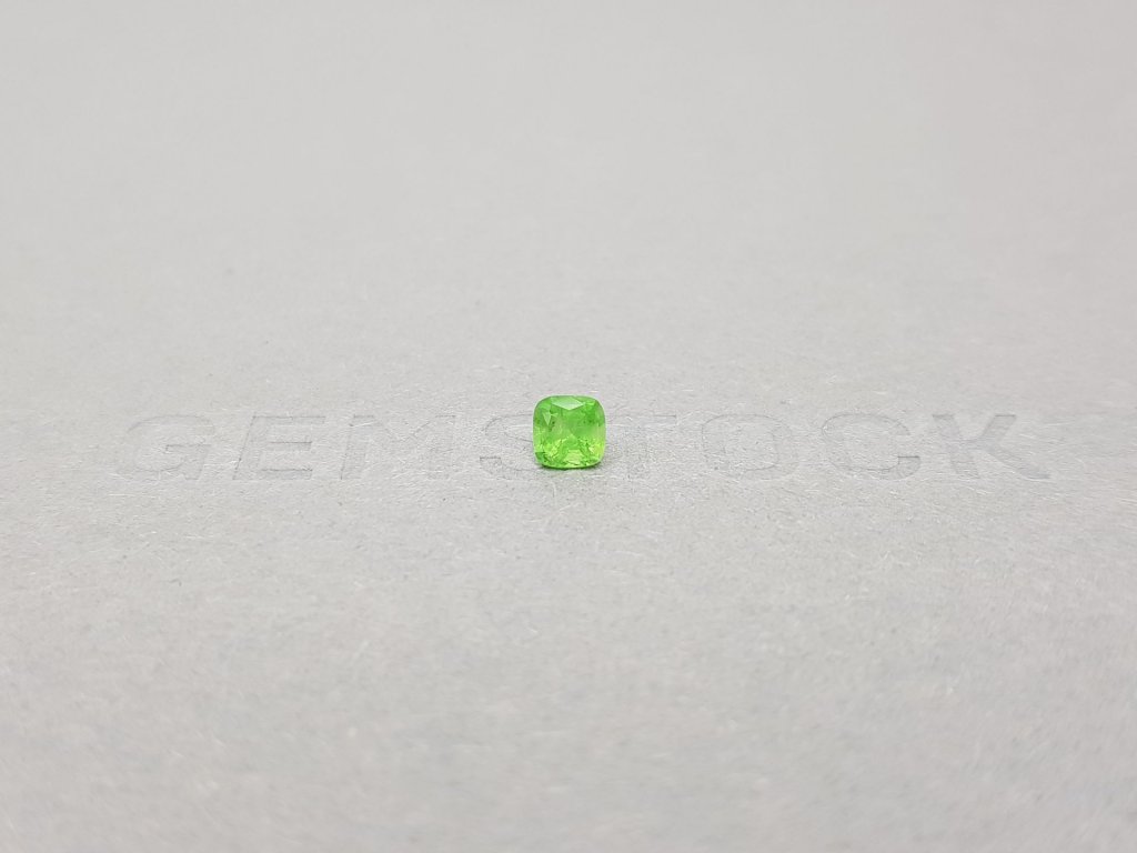 Vivid cushion cut tsavorite garnet 0.34 ct Image №1