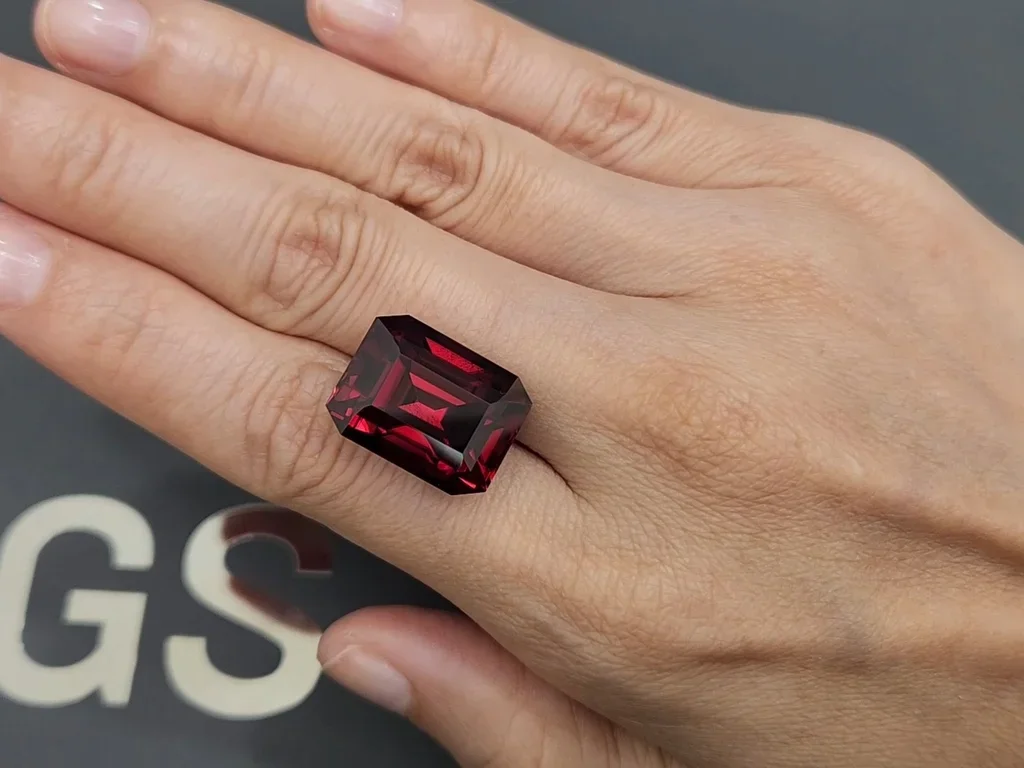 Octagon Cut Intense Red Zircon 34.95ct  Image №2