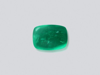Emerald fancy cabochon cut 3.55 carats, Russia photo