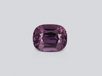 Purple spinel cushion cut 6.63 carats, Burma photo