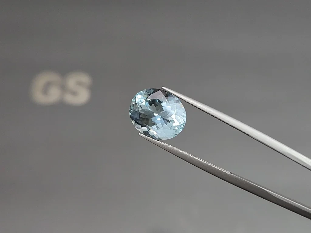 Aquamarine  oval cut 4.83 carats, Madagascar  Image №3