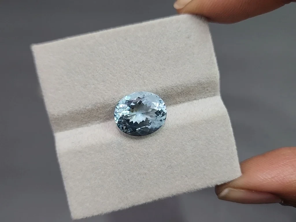 Aquamarine  oval cut 4.83 carats, Madagascar  Image №4