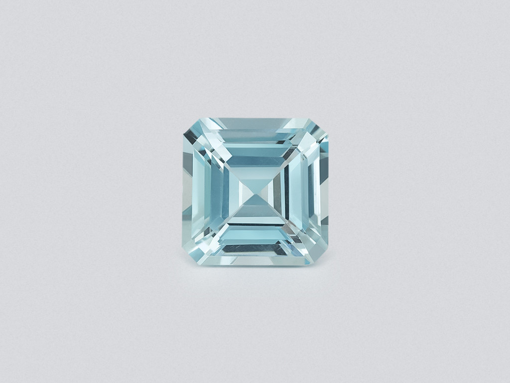 Aquamarine asscher cut 6.56 carats, Madagascar Image №1