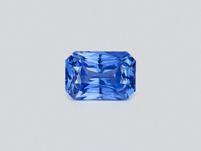 Blue sapphire radiant cut 3.16 carats, Sri Lanka photo