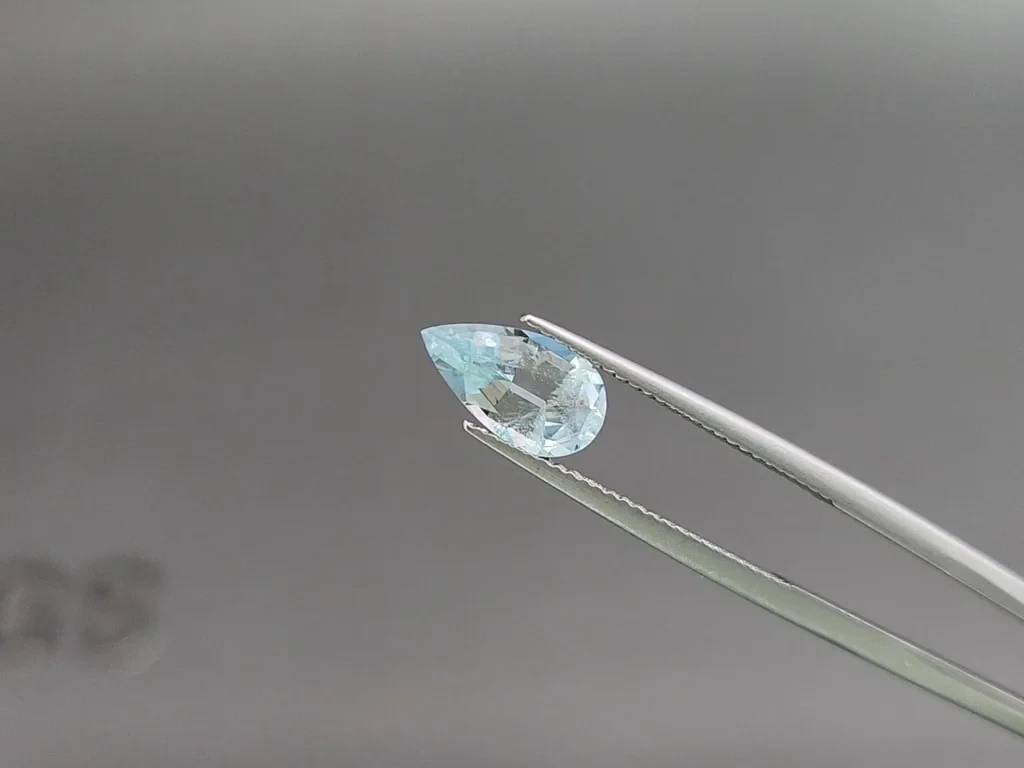 Set of aquamarines in pear cut 3.78 carats, Madagascar Image №3