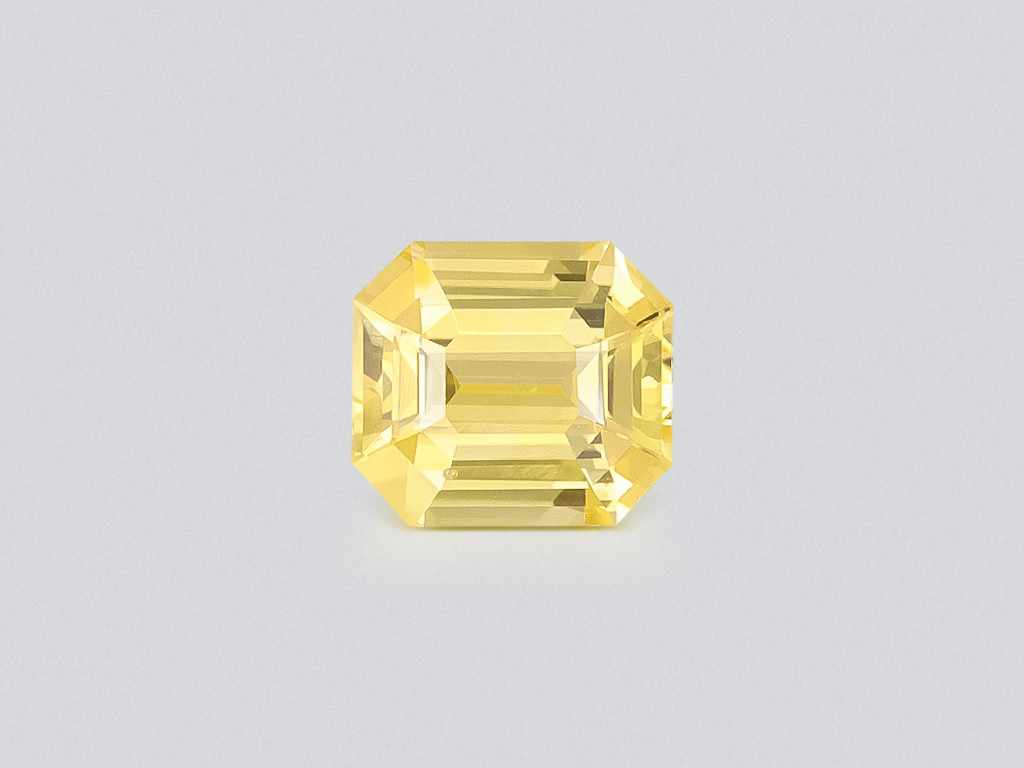 Unheated yellow sapphire octagon cut 1.16 carats, Sri Lanka Image №1
