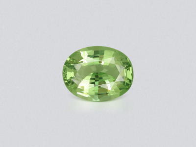 Tsavorite garnet oval cut 3.03 carats, Tanzania photo