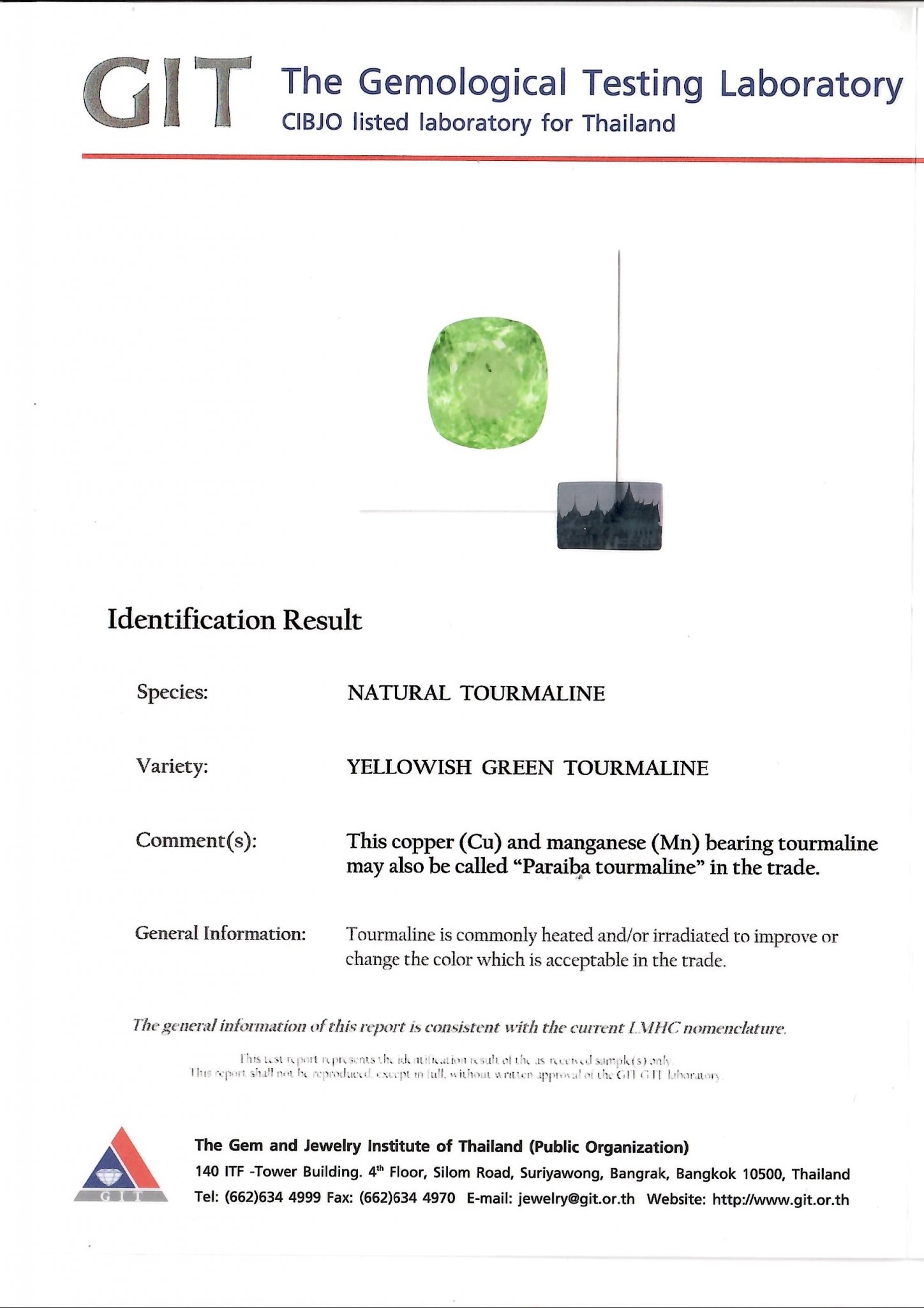 Unique bright green Paraiba tourmaline 42.01 ct, Mozambique Image №6
