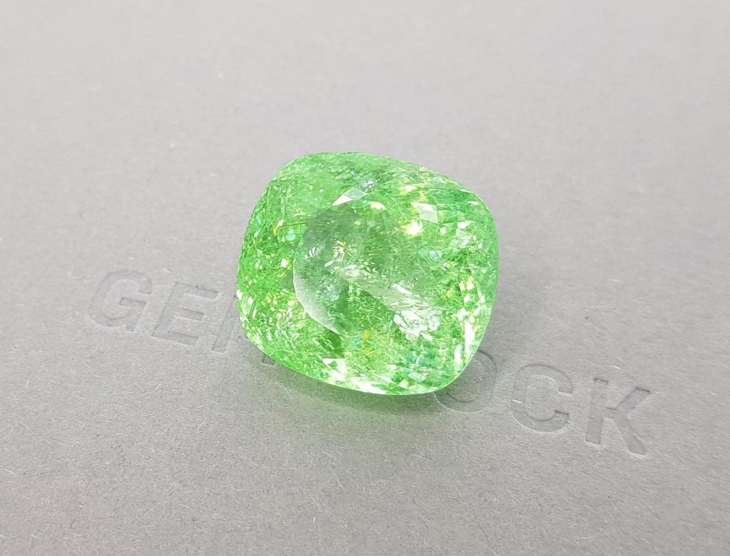 Unique bright green Paraiba tourmaline 42.01 ct, Mozambique Image №3