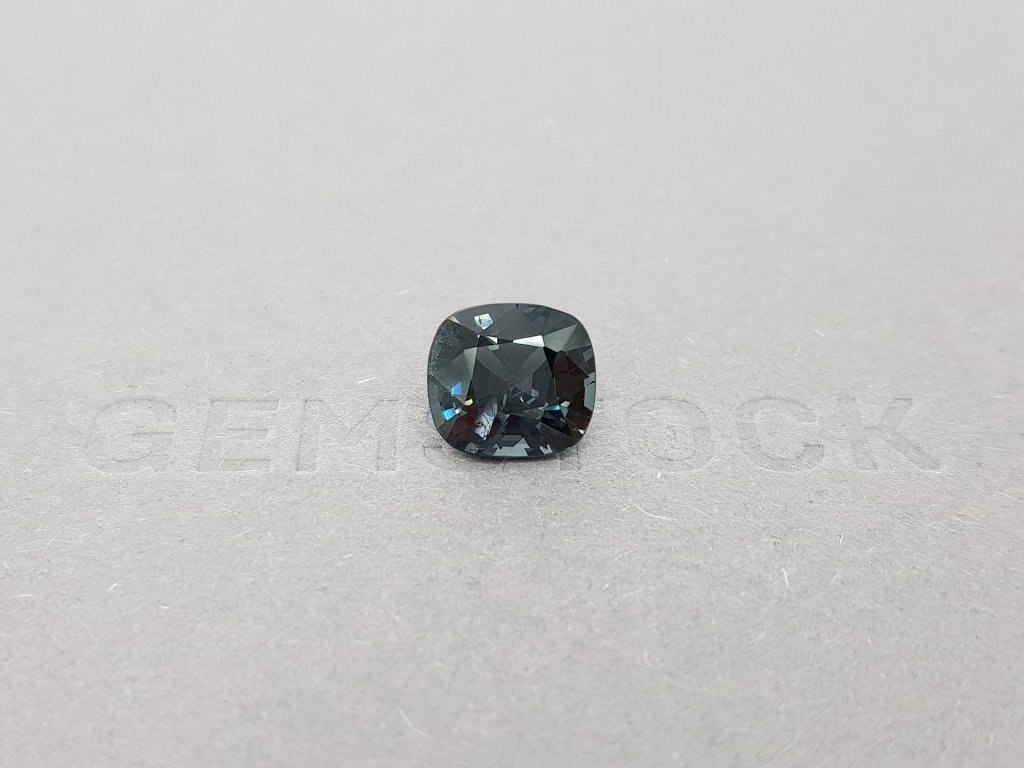 Cushion cut steel spinel 4.15 ct, Burma Image №2