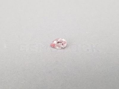 Pear cut pink morganite 1.88 ct, Africa photo