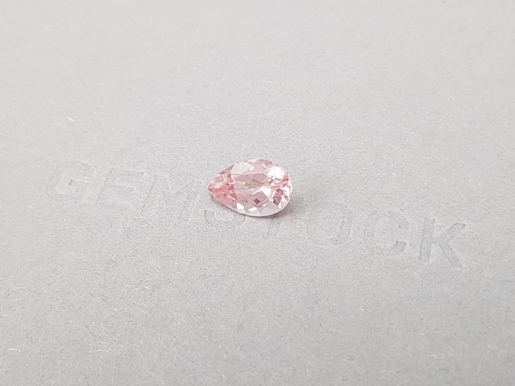 Pear cut pink morganite 1.88 ct, Africa Image №3