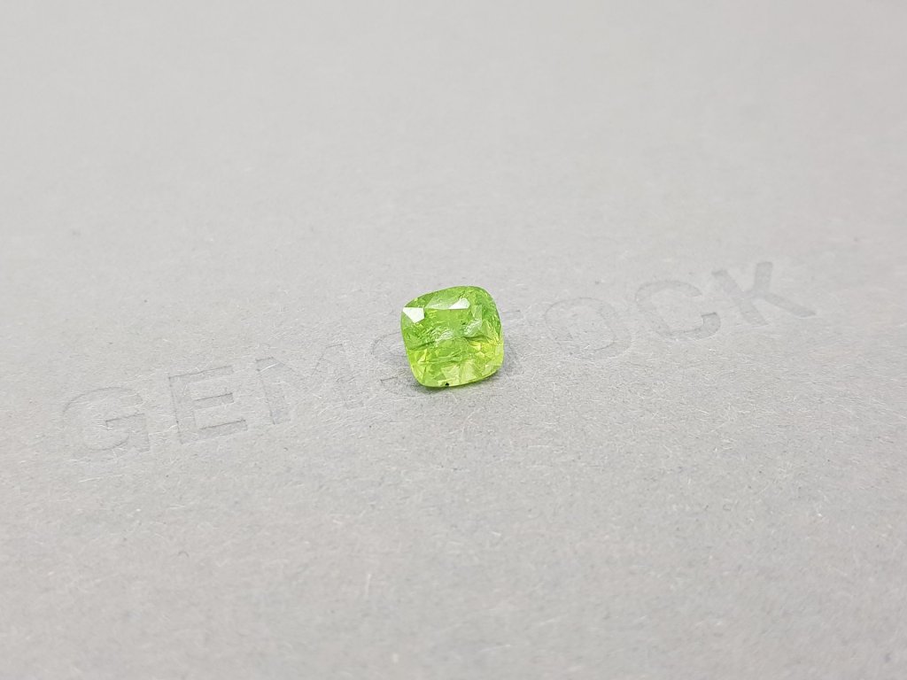 Cushion cut yellow-green tsavorite garnet 1.46 ct Image №2