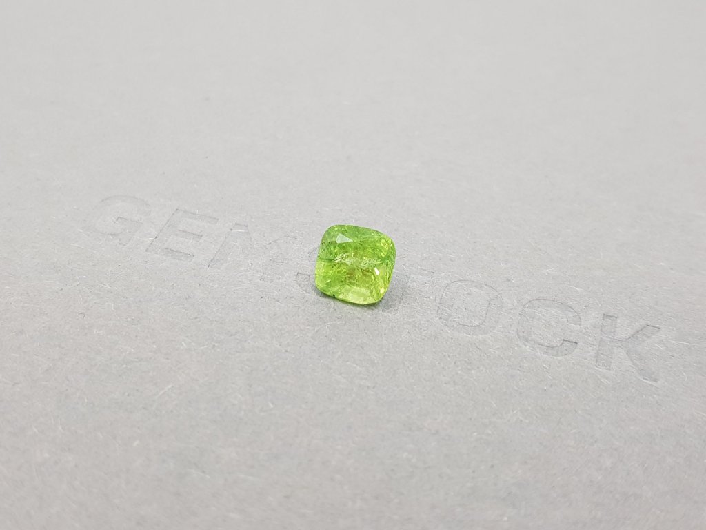 Cushion cut yellow-green tsavorite garnet 1.46 ct Image №3