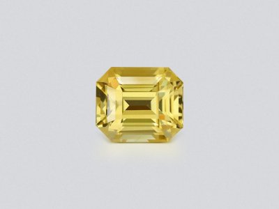 Vivid yellow chrysoberyl in octagon cut 2.56 carats, Sri Lanka photo