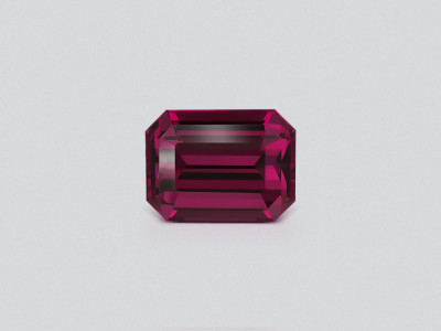 Garnet purple rhodolite octagon cut 3.32 carats, Africa photo
