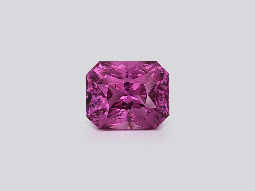Pink spinel radiant cut  9.25 carats, Tanzania Image №1