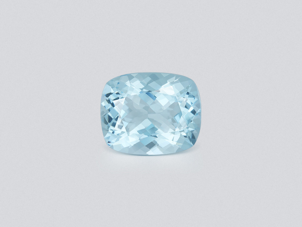 Aquamarine cushion cut 8.45 carats, Madagascar  Image №1