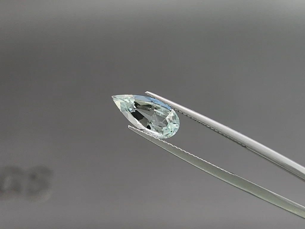 Set of aquamarines in pear cut 3.87 carats, Madagascar Image №3