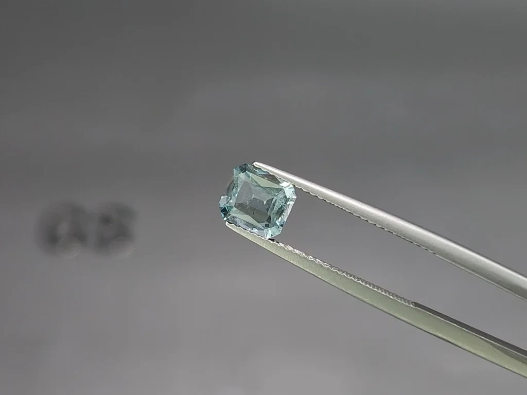 Set of aquamarines octagon cut  2.34 carats, Madagascar Image №3