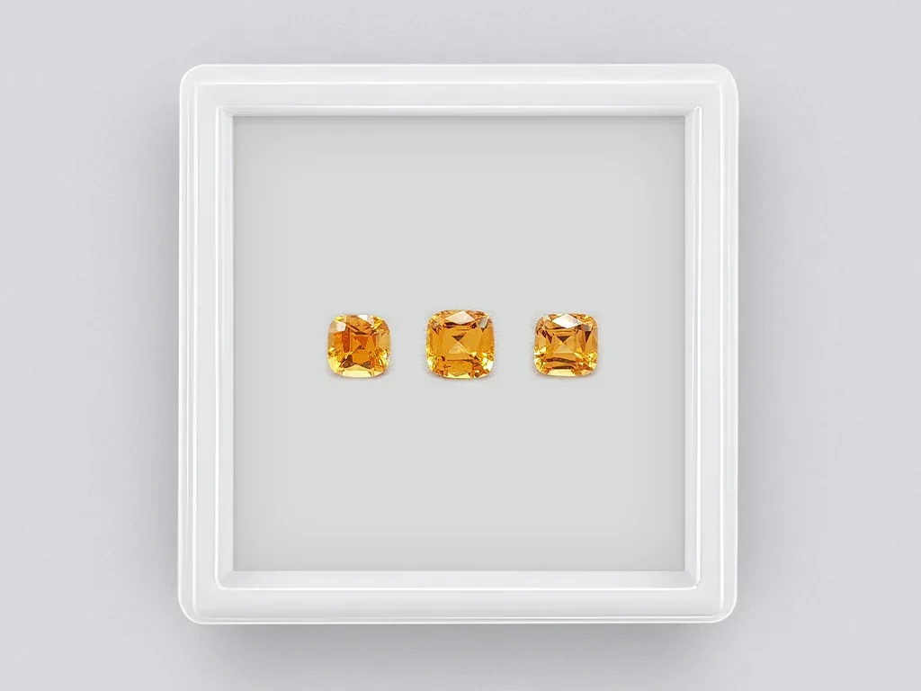 Spessartine Fanta set 2.68 ct, Kenya Image №1