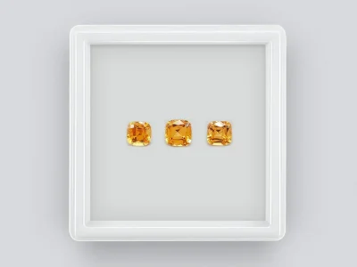 Spessartine Fanta set 2.68 ct, Kenya photo