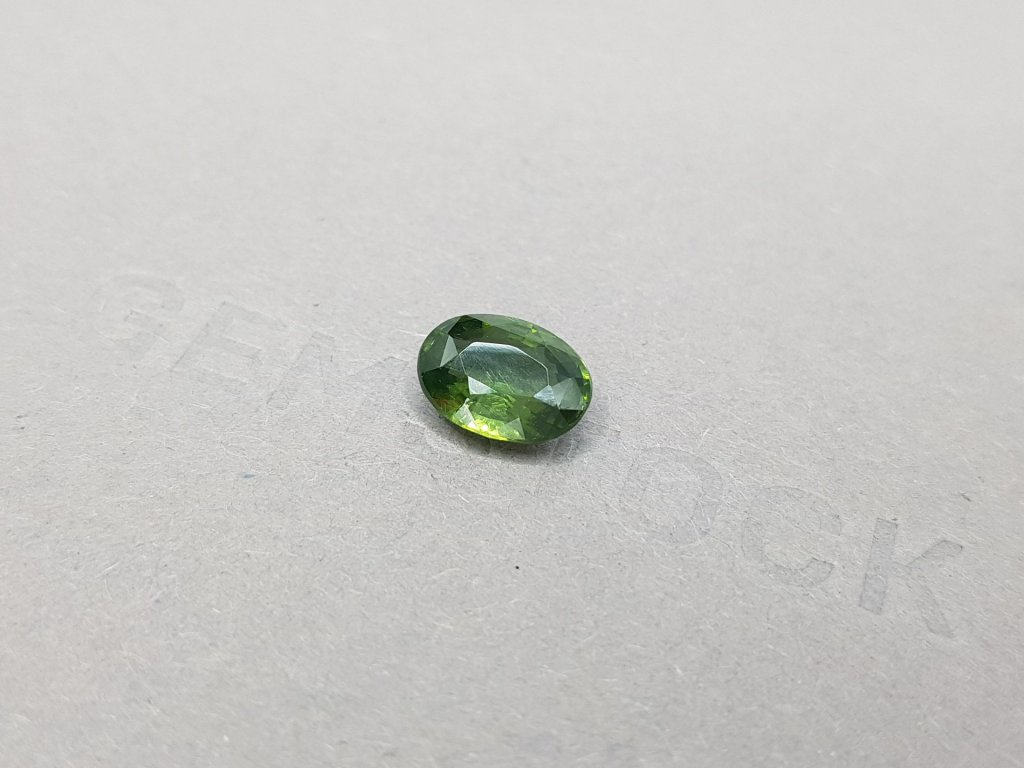 Oval cut green zircon from Sri Lanka 2.87 ct Image №3