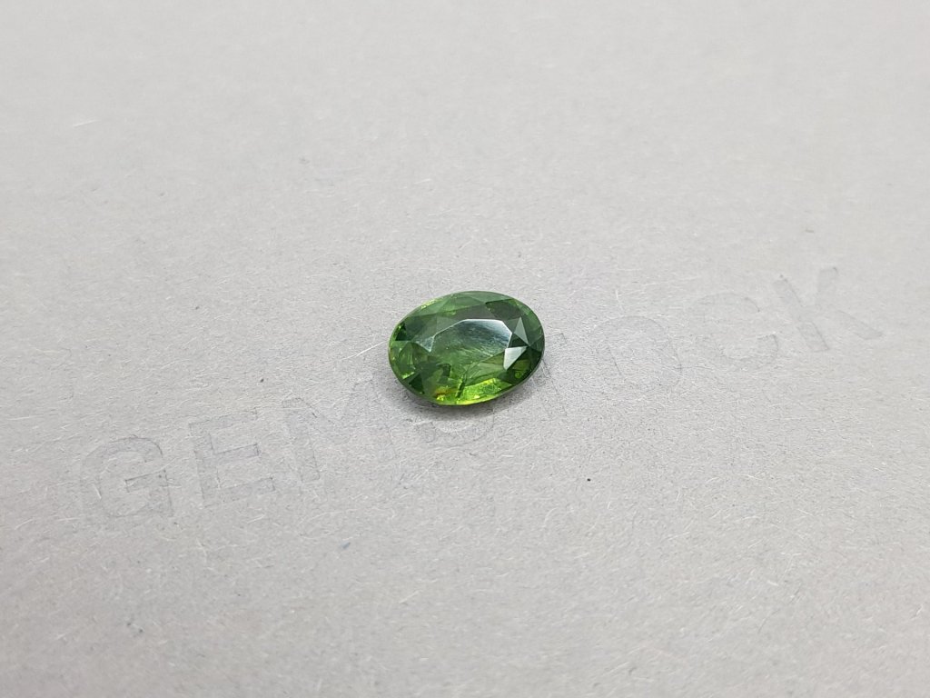 Oval cut green zircon from Sri Lanka 2.87 ct Image №4