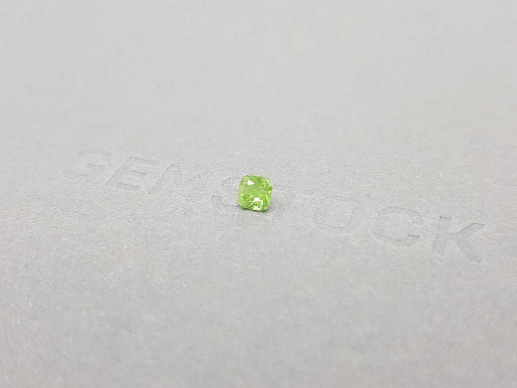 African garnet tsavorite cushion cut 0.39 ct Image №4
