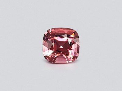 African pink-orange cushion cut tourmaline 3.37 ct photo