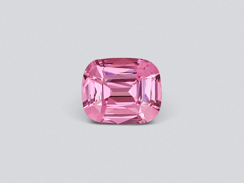 Pink-purple cushion-cut spinel from Tajikistan 2.10 carats Image №1