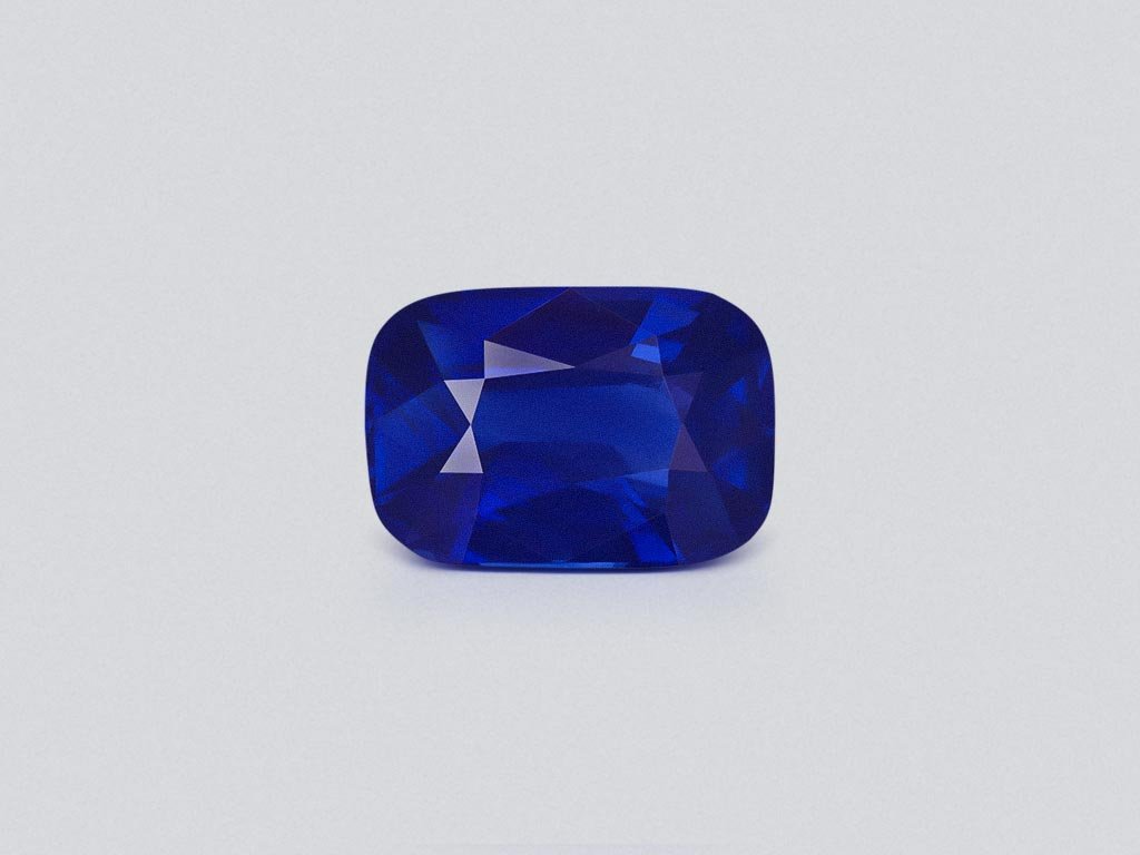 Cushion cut Royal Blue sapphire 2.55 carats, Sri Lanka  Image №1
