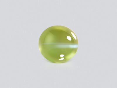 Cat's eye chrysoberyl in cabochon cut 8.59 carats, Sri Lanka photo