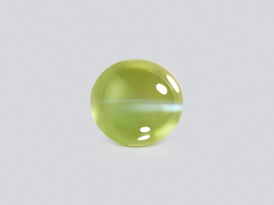 Cat's eye chrysoberyl in cabochon cut 8.59 carats, Sri Lanka photo