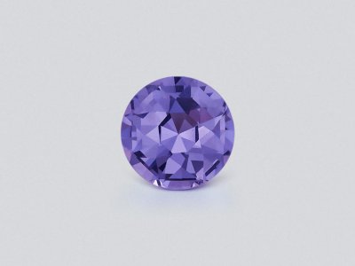 Lavender spinel round cut 1.26 carats, Tanzania photo